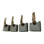 Jeu de balais charbon pour démarreur BOSCH 0001125609