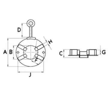 Couronne porte balais CAO335121