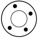 Schéma solénoïde pour démarreur MITSUBISHI M001T85981