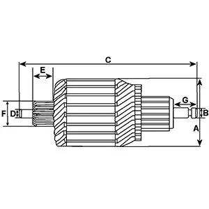 Alternateur démarreur CAO330227
