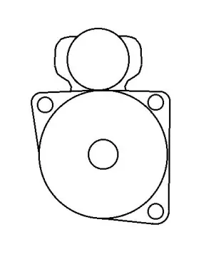 Démarreur compatible pour Iskra 11132114