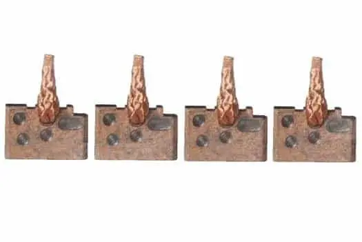 Jeu de balais charbon pour démarreur BOSCH 0001231007